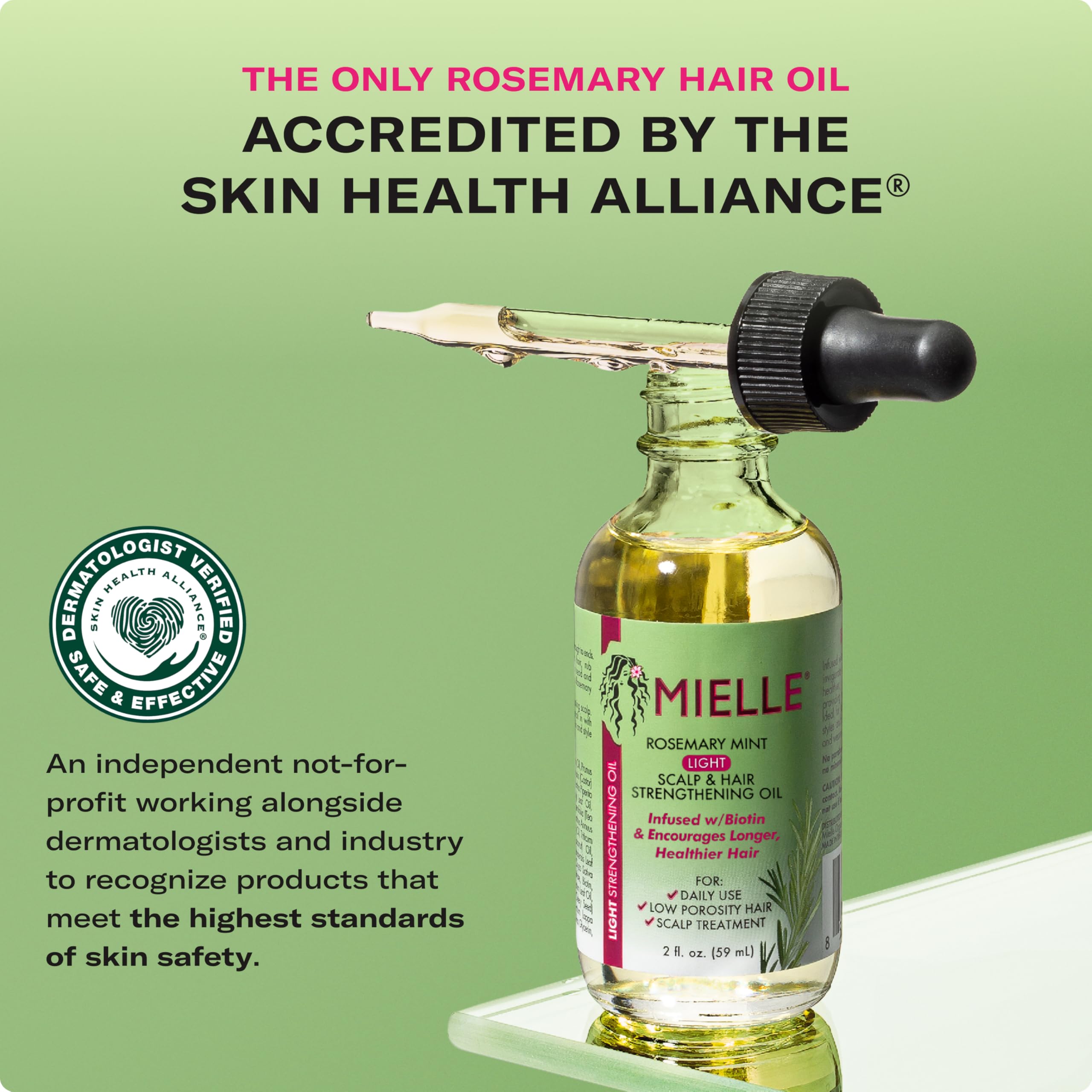 Mielle Organics Masaje en cuero cabelludo, experiencia relajante y vigorizante.