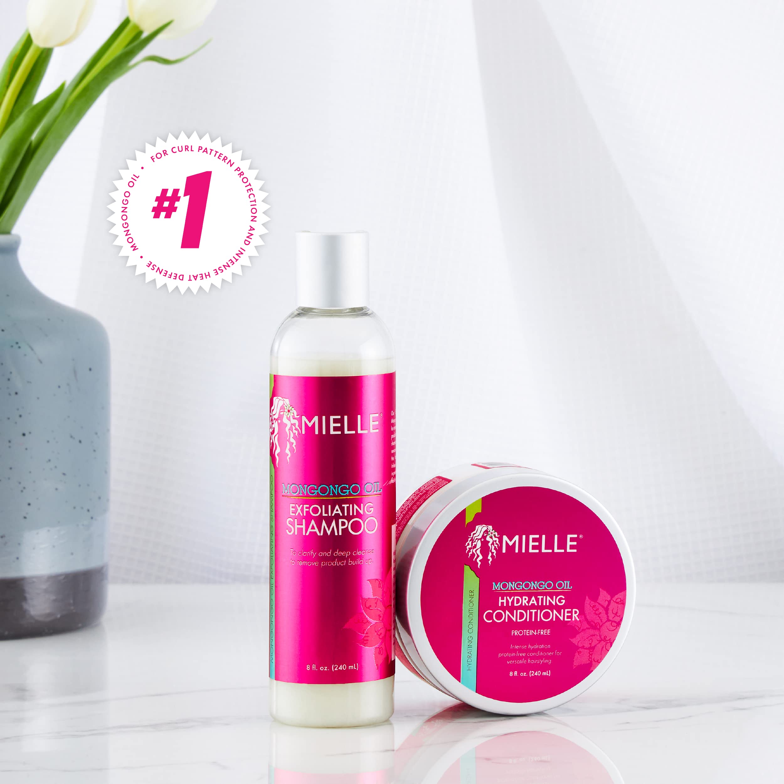 Aftercare with Mongongo Oil conditioner to maintain moisture after exfoliation.