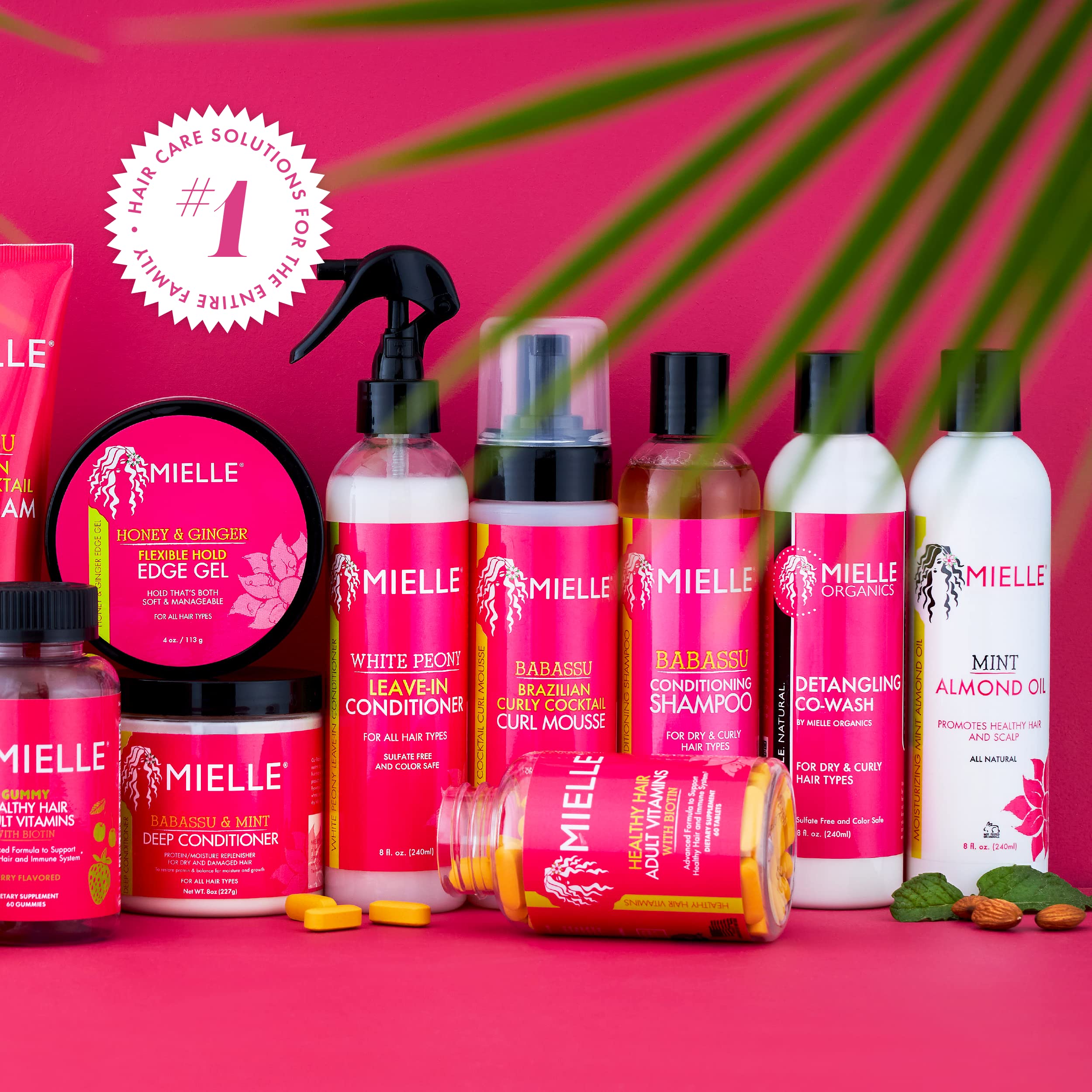 Mielle Organics White Peony Spray: seguro para el color, mantiene brillo y protección.