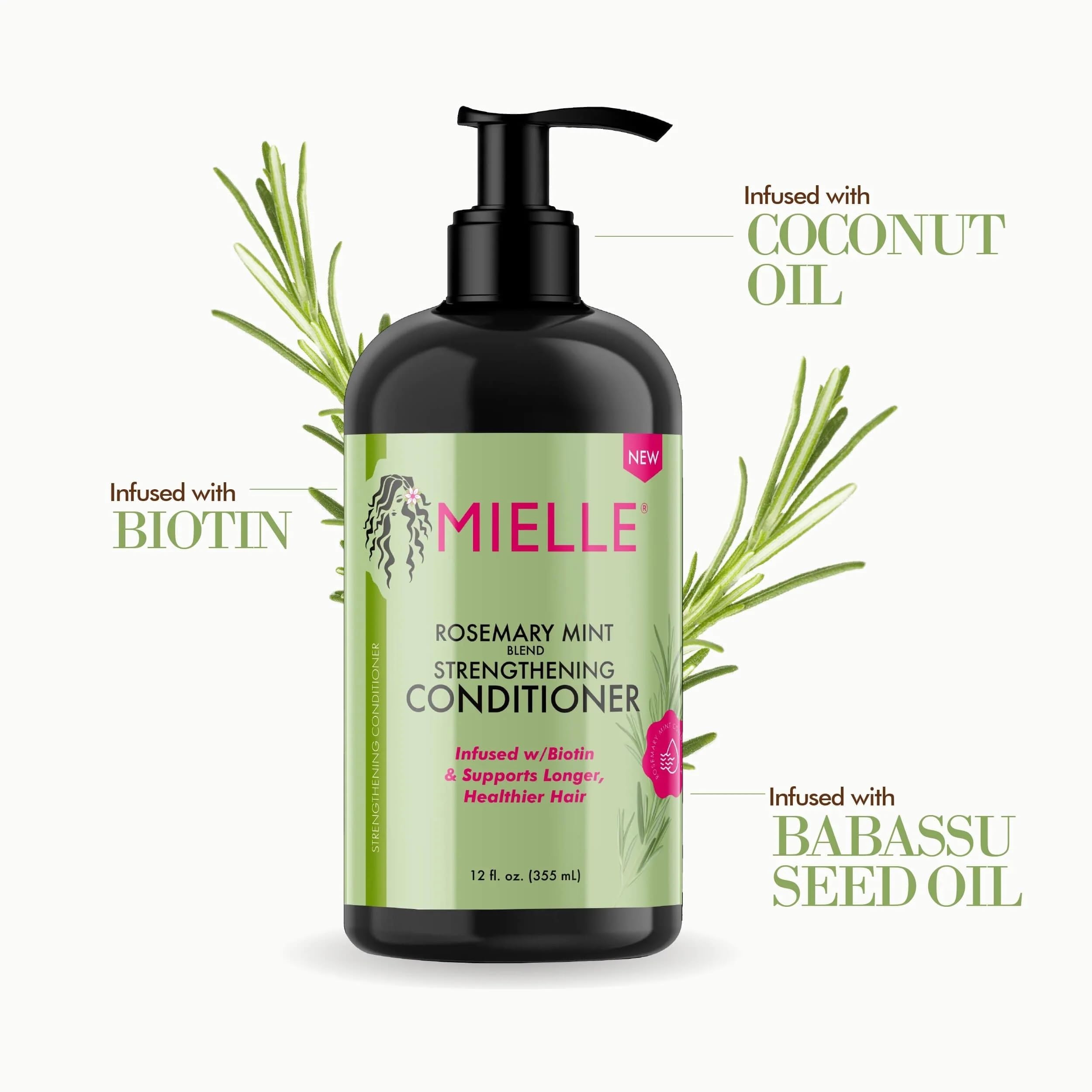 Ingredientes: biotina y aceites vegetales fortalecen suave cabello.