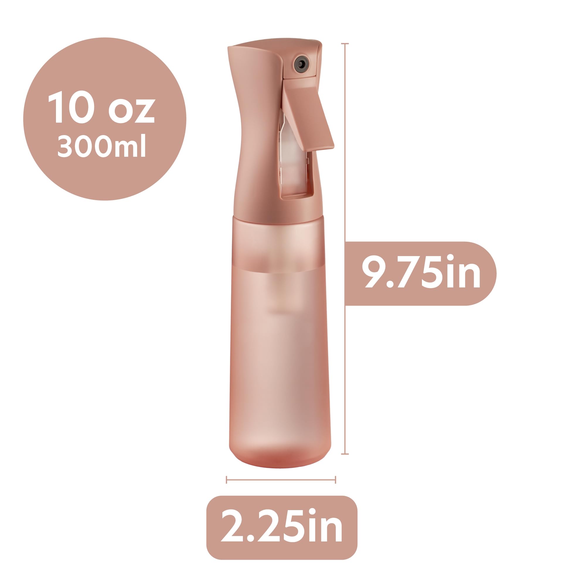 MIGHTY STRONG plant mister bottle provides gentle, uniform mist for indoor greenery.