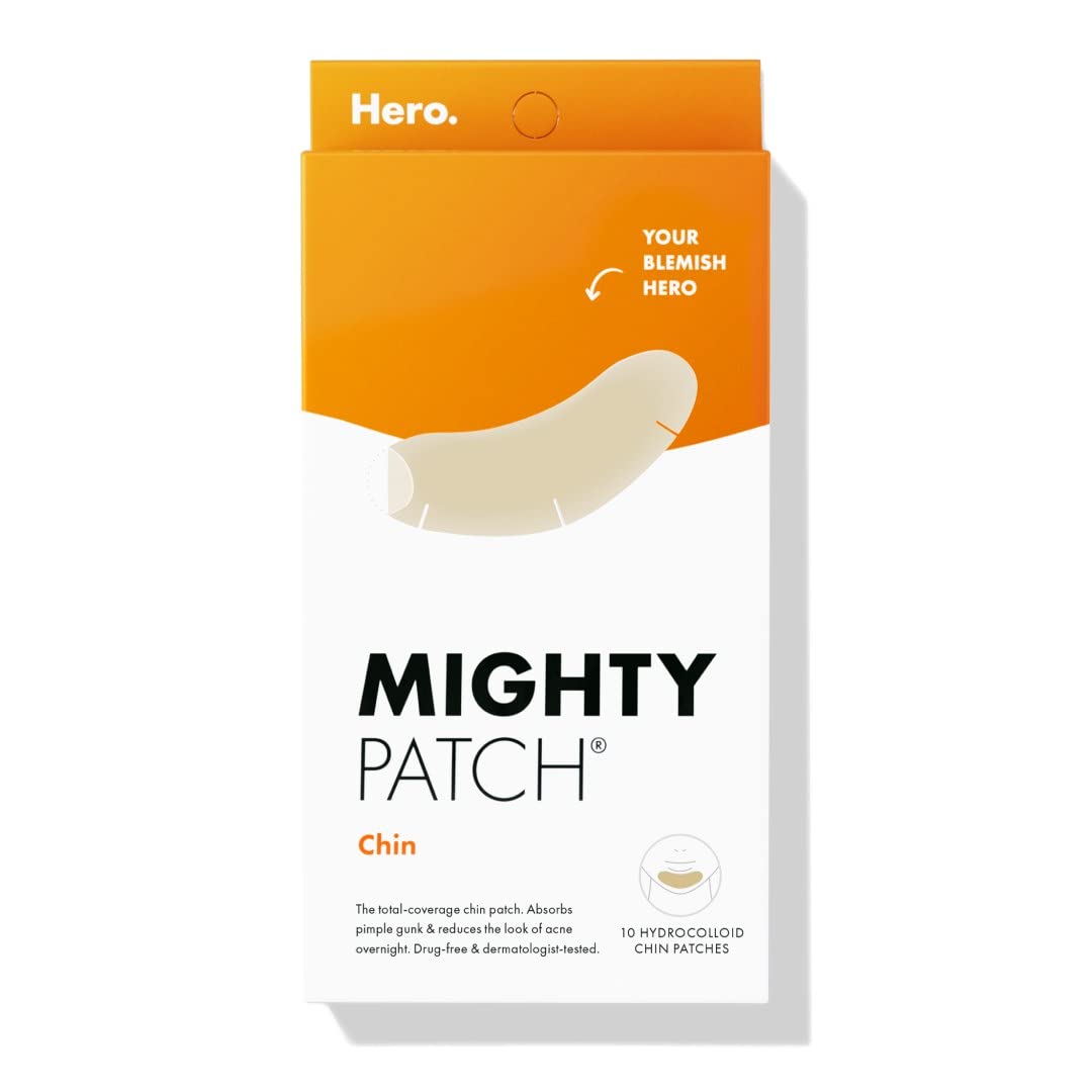 Mighty Patch Chin XL con contorno para barbilla, cobertura total de imperfecciones.