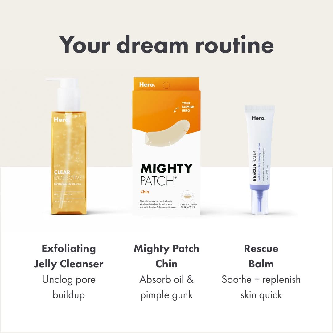 Mighty Patch Chin XL envase individual para conveniencia y uso diario.
