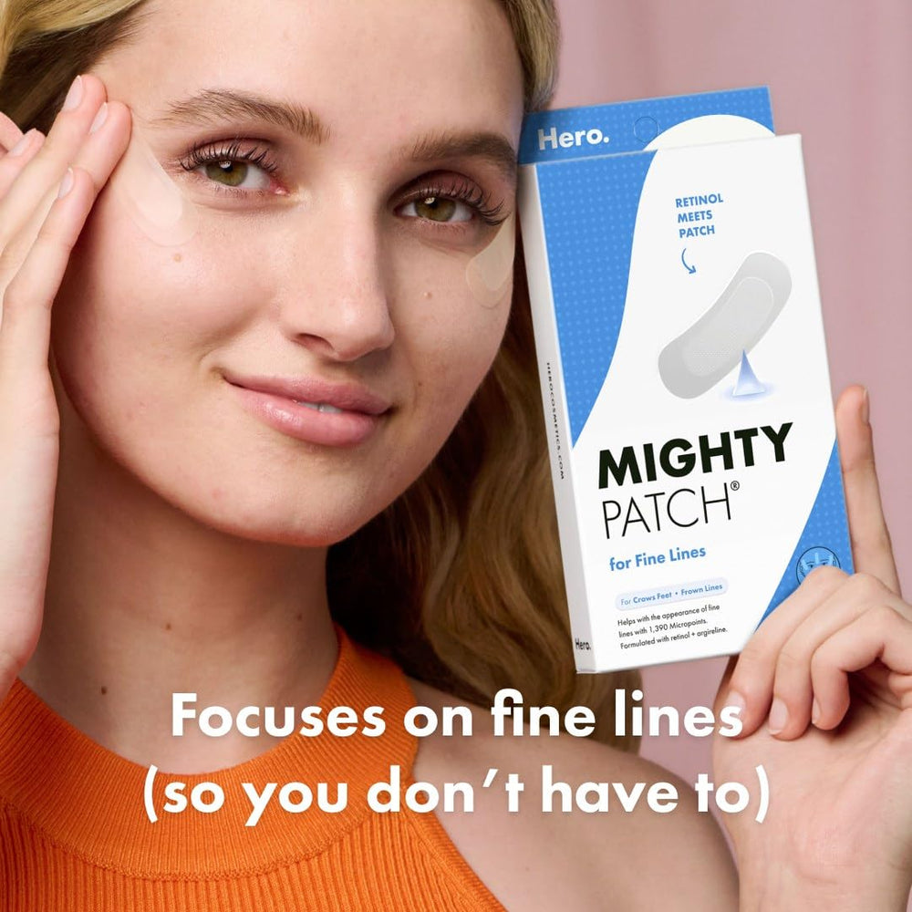 Mighty Patch diseño curvo para tratar líneas finas alrededor de ojos.