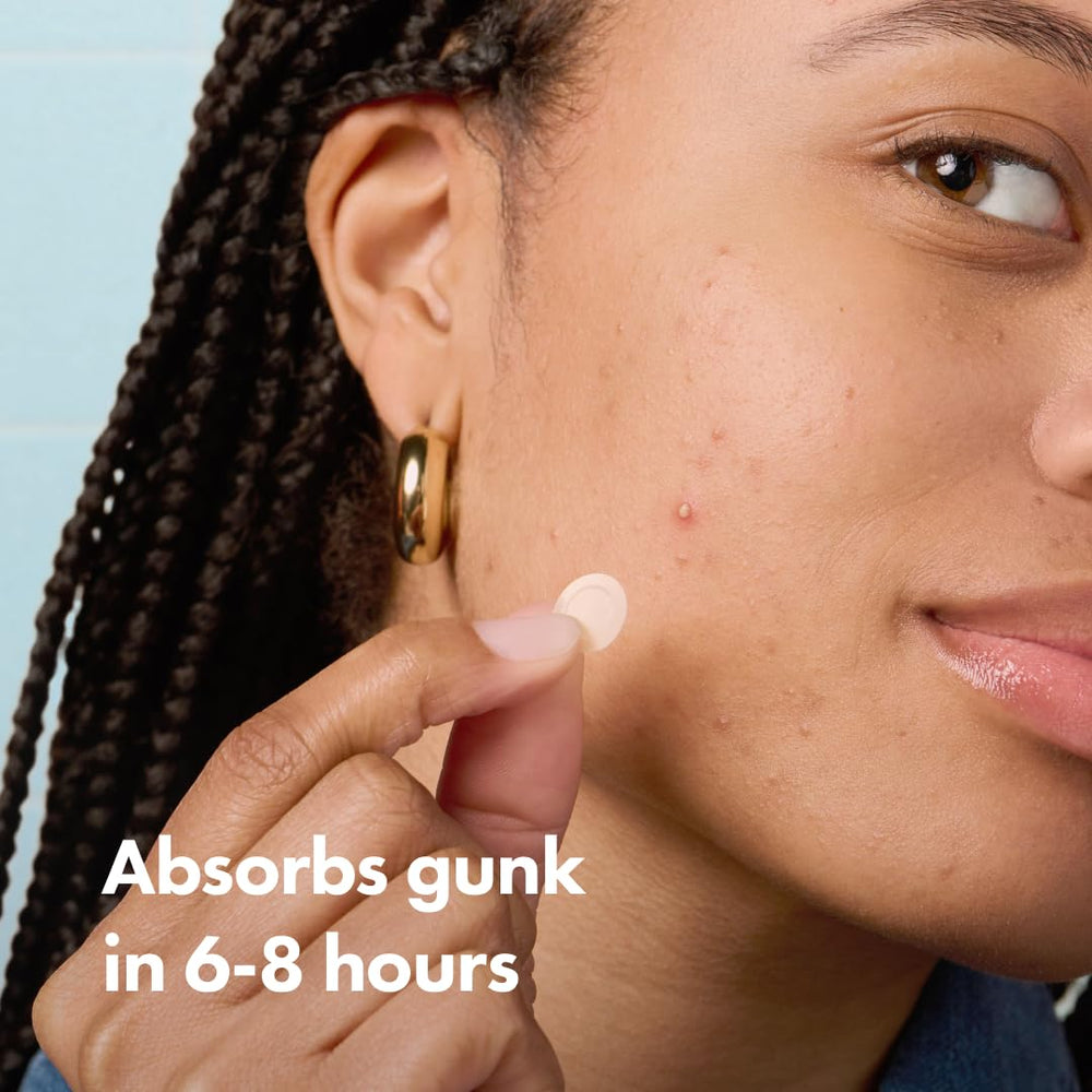 Mighty Patch Invisible+ medical-grade hydrocolloid safely covers pimples and absorbs gunk.