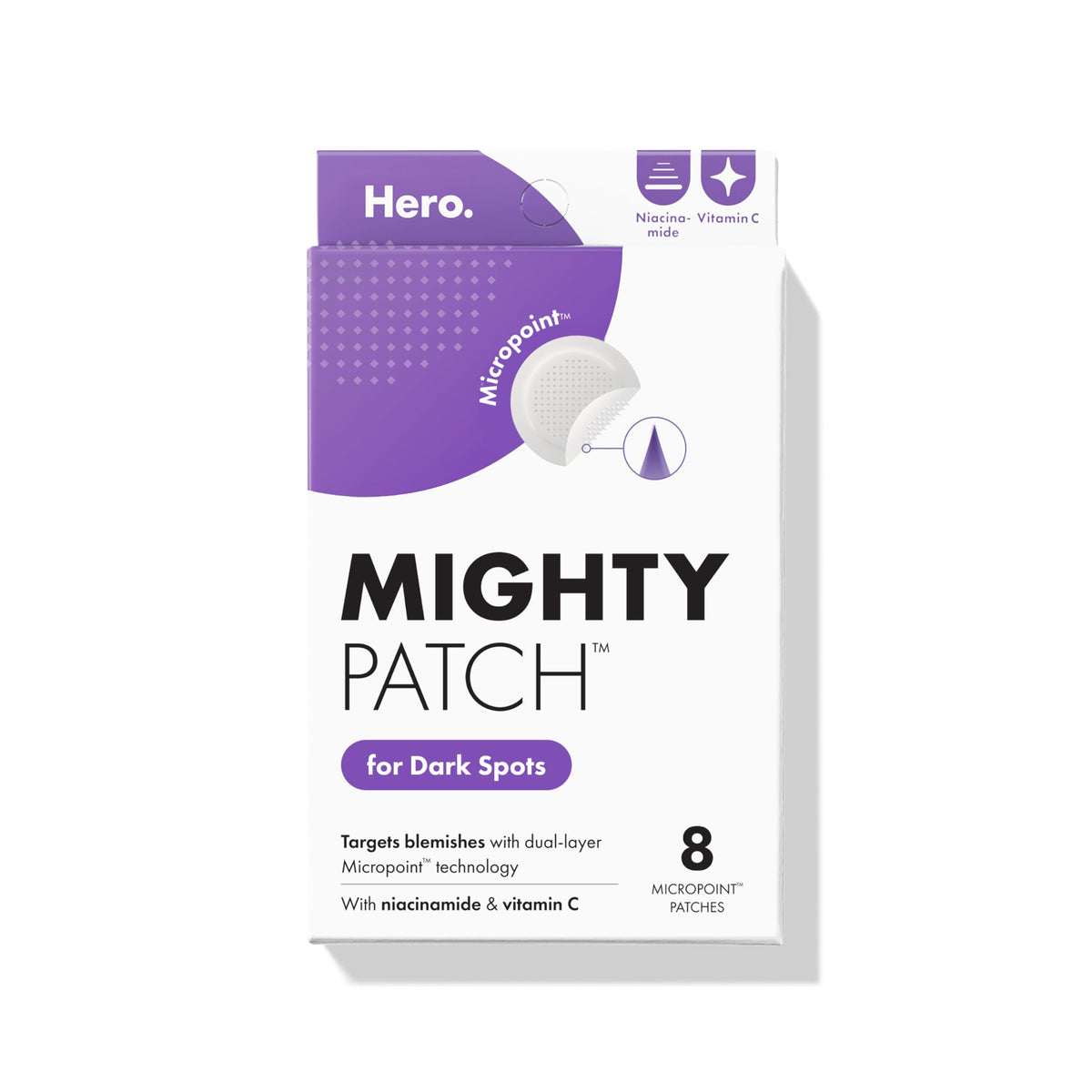 Mighty Patch Micropoint para manchas oscuras se aplica suavemente y puede mejorar su apariencia.