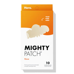 Mighty Patch Nariz, tira hidrocoloide absorbe impurezas para piel más limpia.