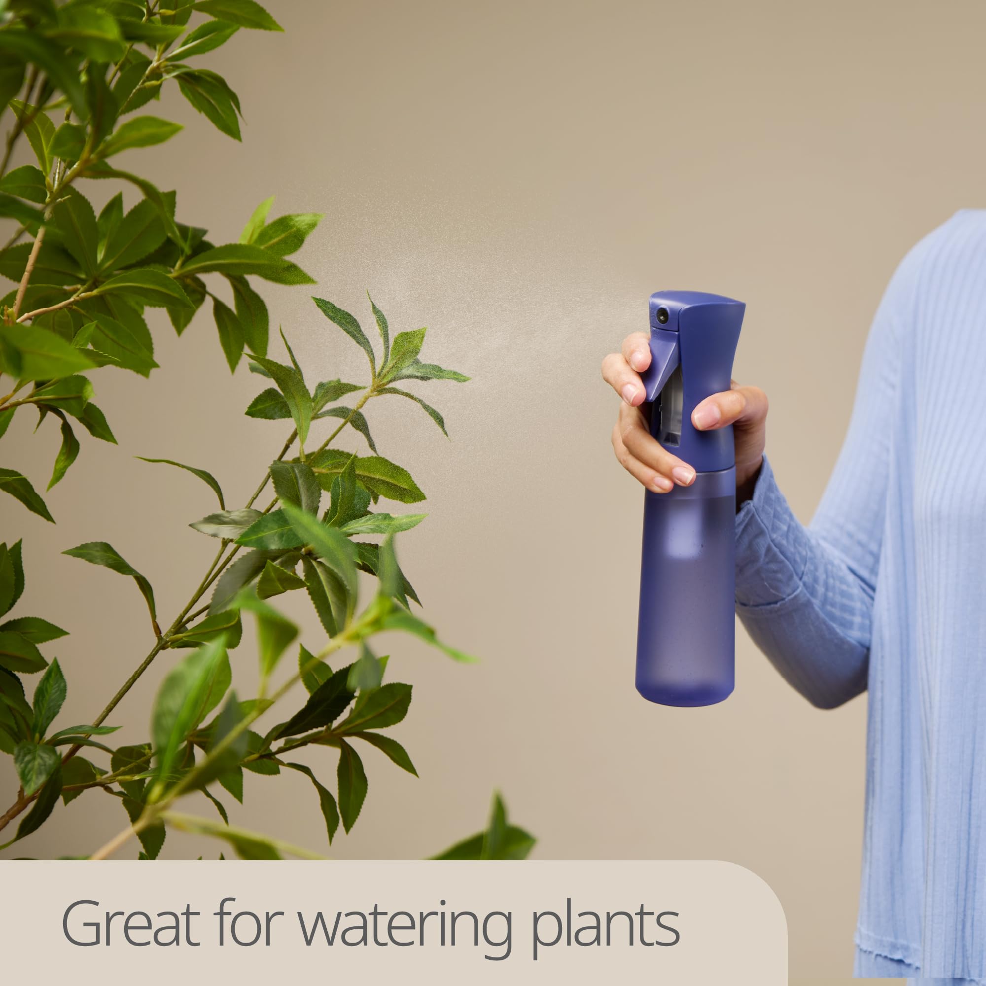 MIGHTY STRONG compact spray bottle vanity-ready for teen styling routines.