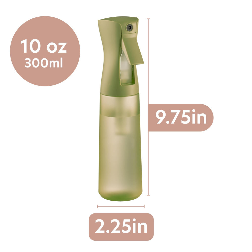 MIGHTY STRONG 10oz bottle demonstrates plant misting for foliage hydration
