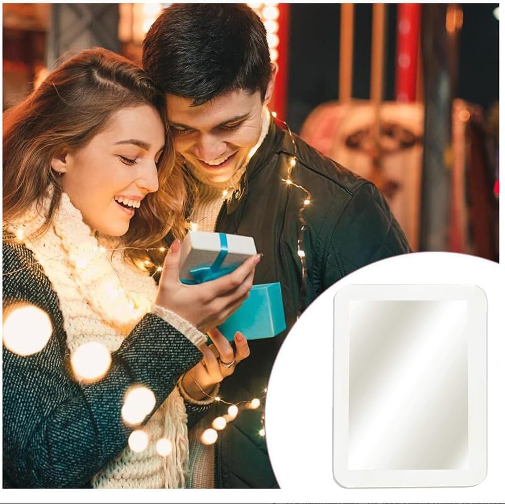 MIHAGUTY magnetic locker mirror 5x7 gift-ready packaging for gifting.