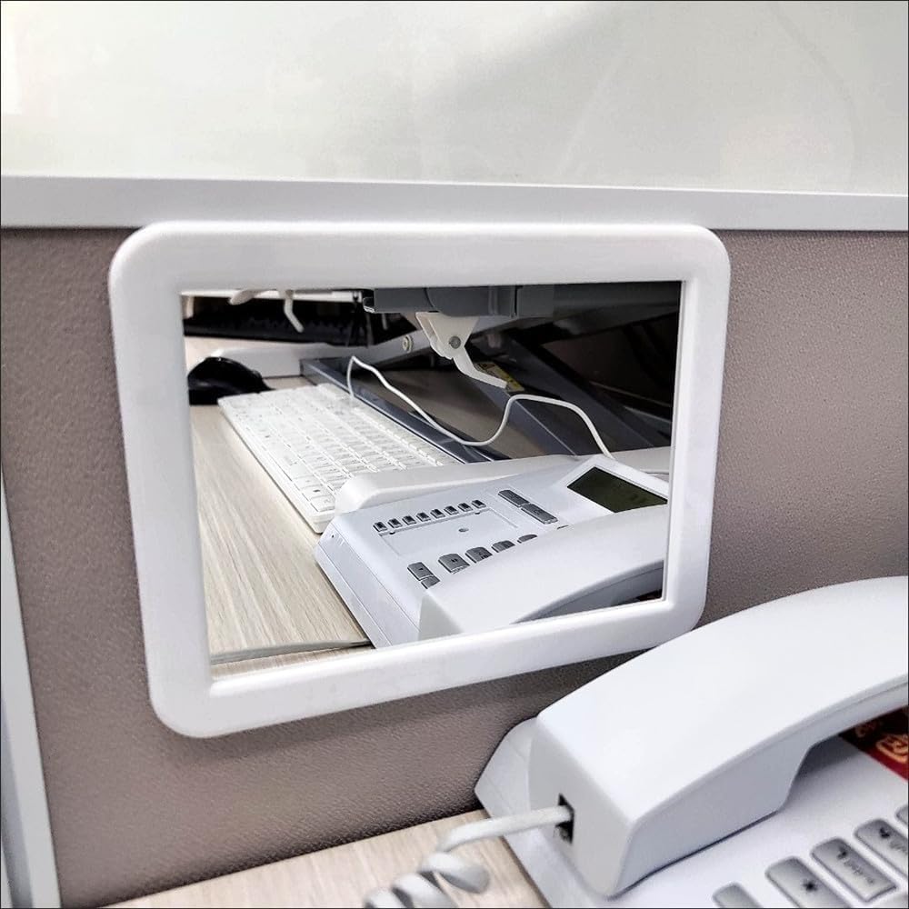 MIHAGUTY magnetic locker mirror 5x7 compact and portable for travel.