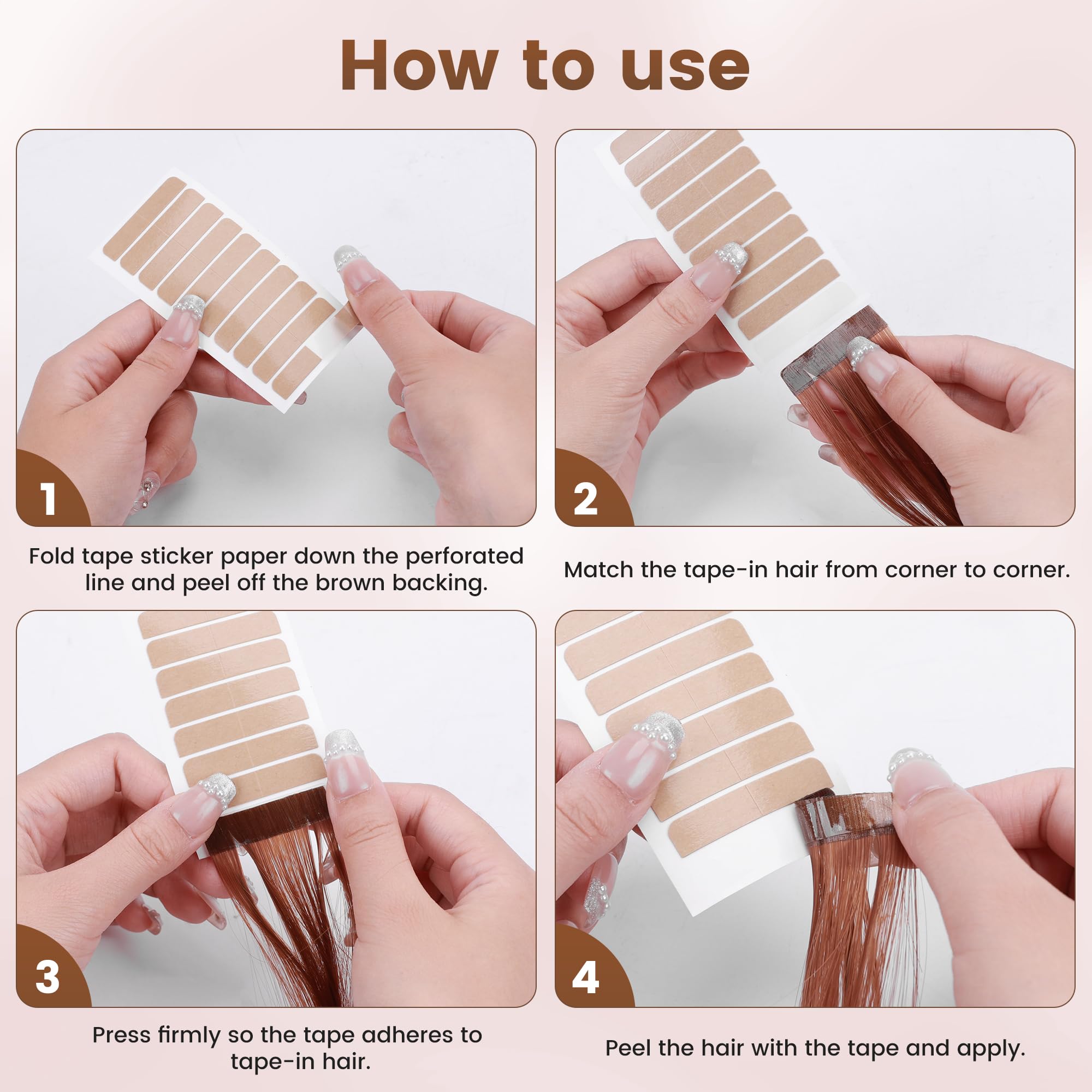 MIILYE 100 tabs per pack supports full-head installations.