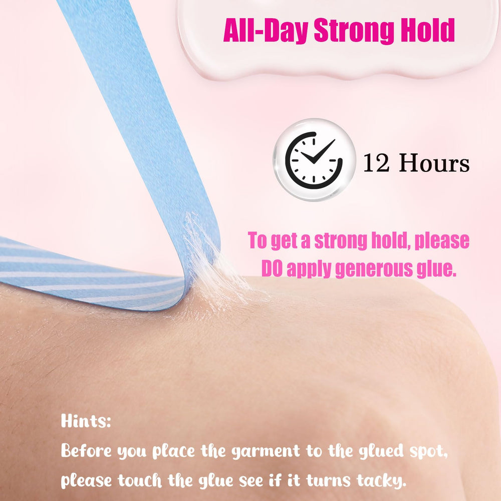 MIILYE multi-use fashion glue keeps socks, necklines, and wigs in place.