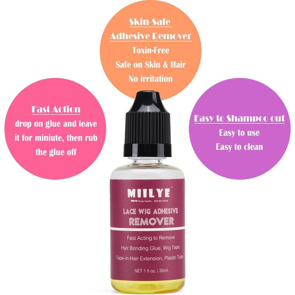 Pour-ready MIILYE bottle enables easy application on bonds.