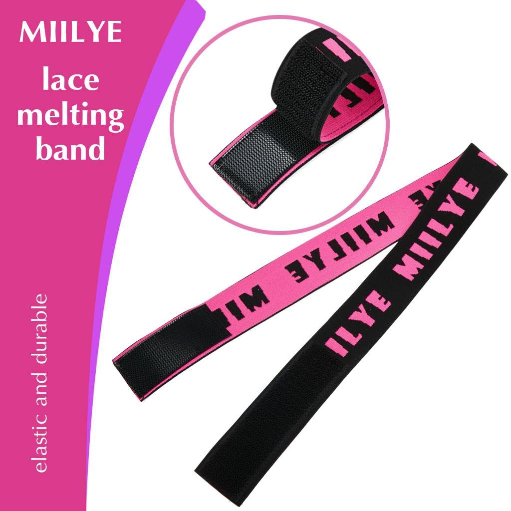 MIILYE invisible bond dries clear to hide the hairline.