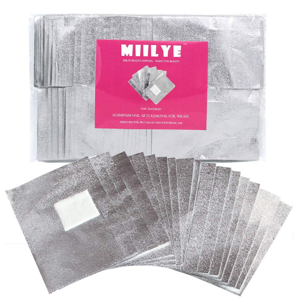 MIILYE nail remover wraps packaging ready for salon or home use