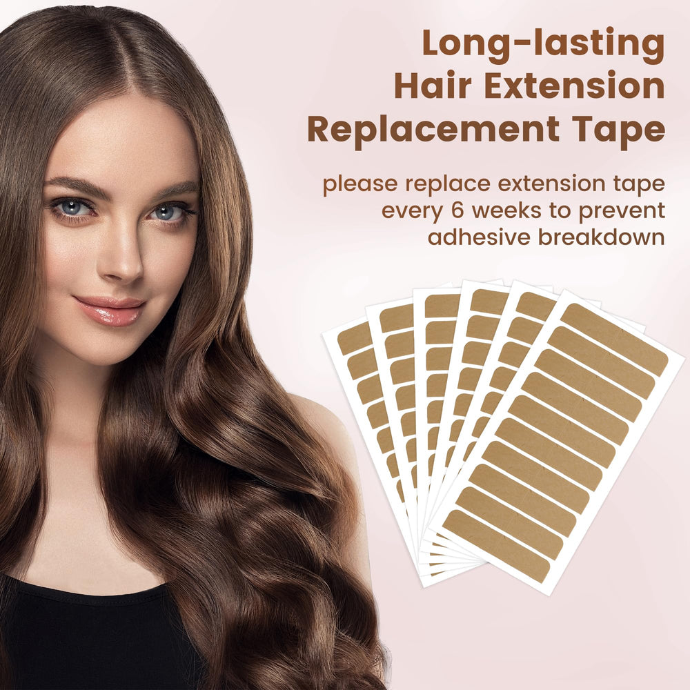 MIILYE silicone-weft compatible tape ensures secure hold for days.