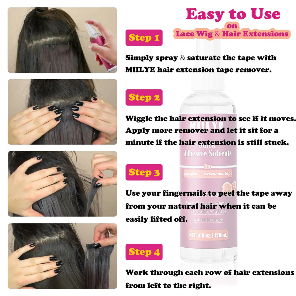 MIILYE remover product shot highlights easy-to-clean, non-greasy formula