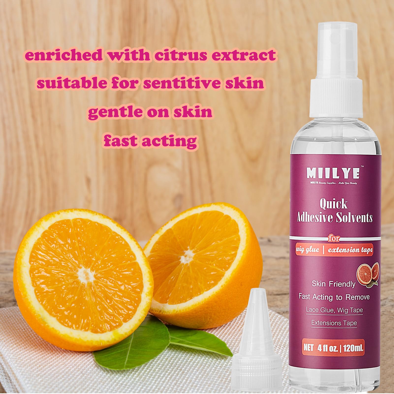 MIILYE tape-in remover aftercare helps protect hair and scalp during removal