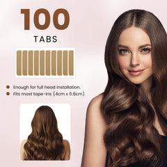 MIILYE ultra-thin extension tape blends invisibly with natural hair.
