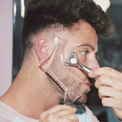MIKEBE Beard Shaping Tool with lineup guide for precise symmetry and clean edging