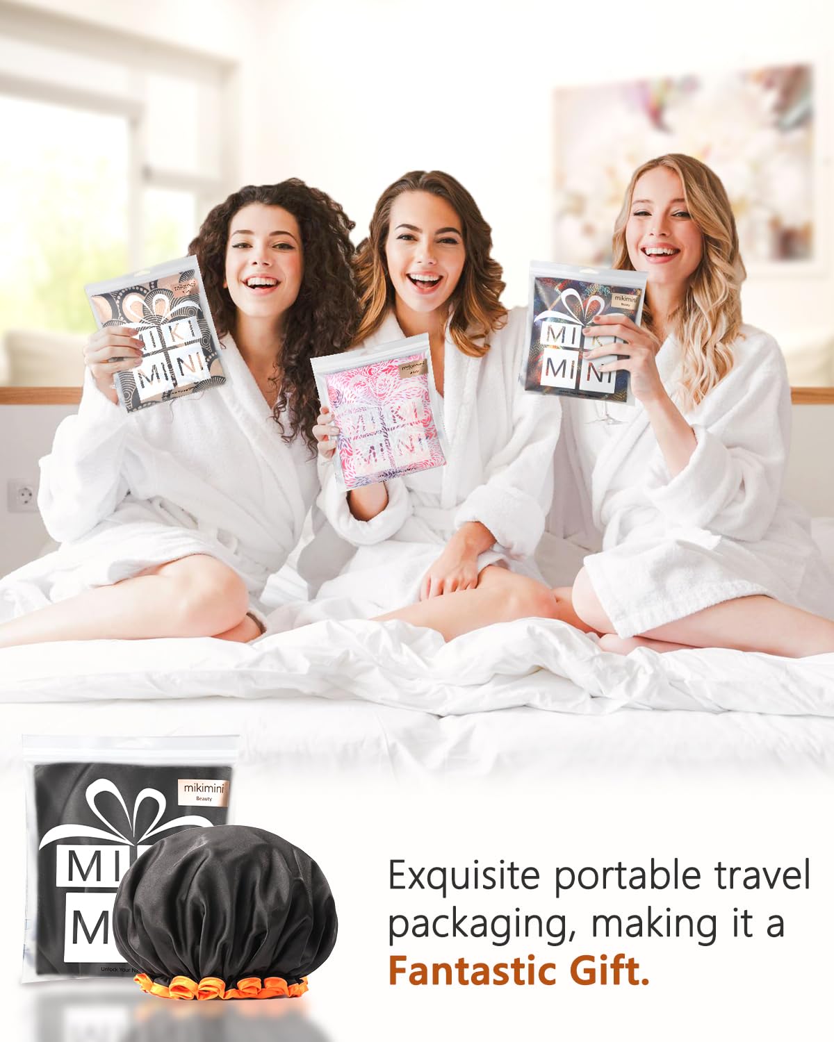 Gorro mikimini para familias, ideal regalo y cuidado del cabello en casa