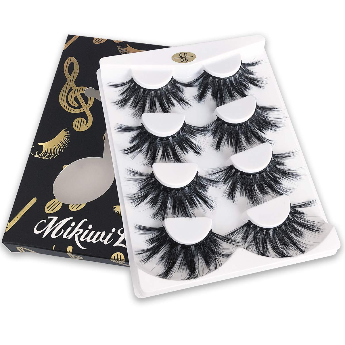 MIKIWI fluffy-volume 25mm lashes enhance fullness for events