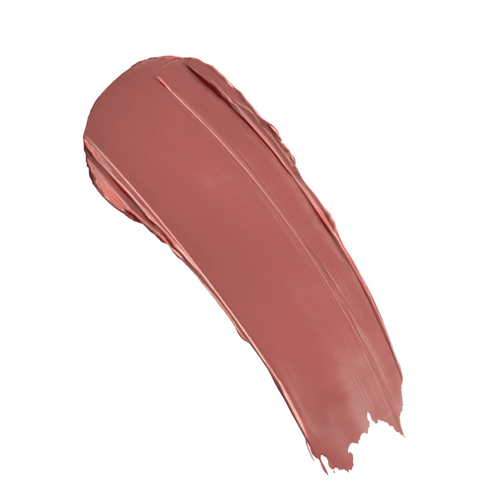 Milani acabado ligero no grasa en mejillas y labios.