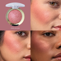 Milani Baked Blush ocho tonos: variedad de tonos para todos los tonos de piel.