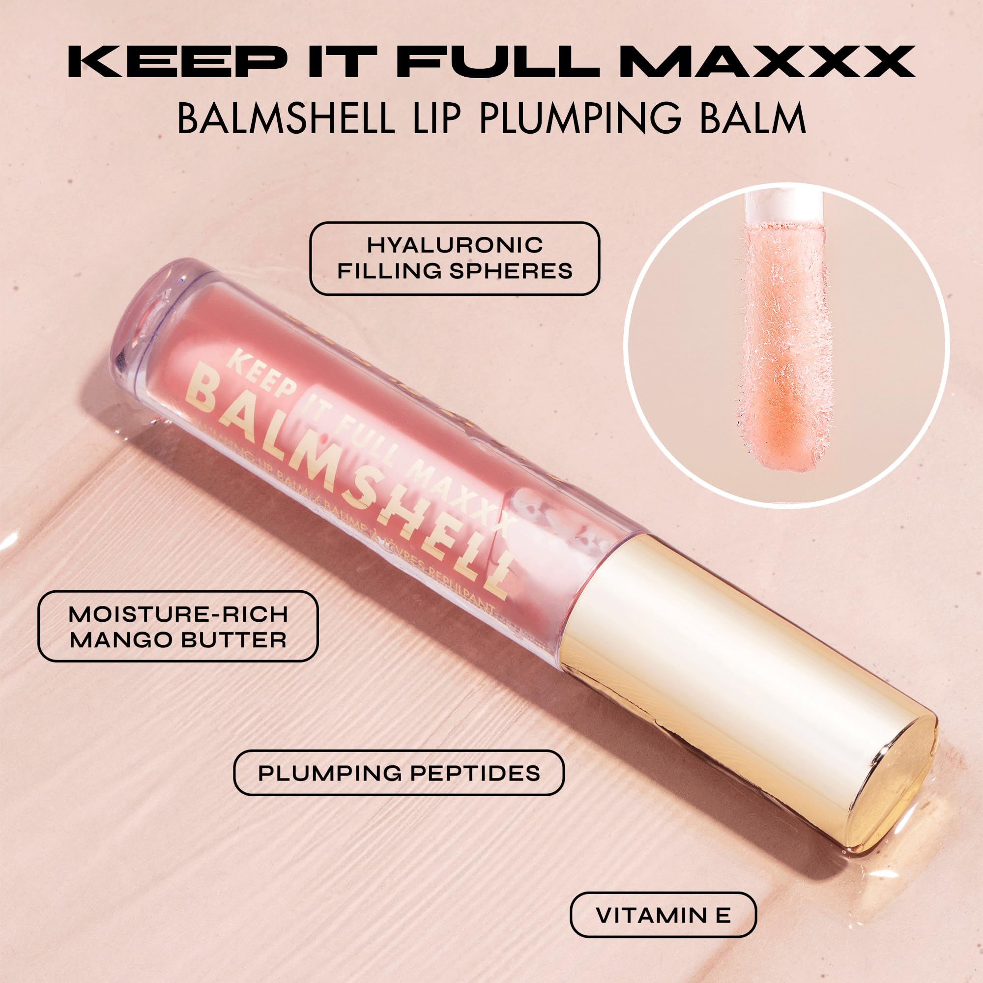 Milani Keep It Full balmshell ofrece nutrición con jojoba y aguacate.