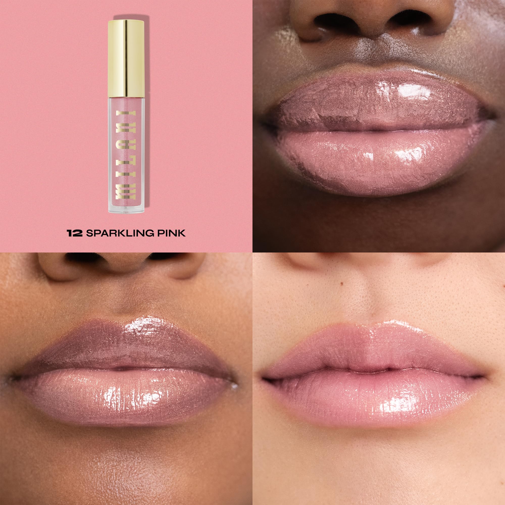 Milani brillo labial con péptidos para efecto volumen progresivo