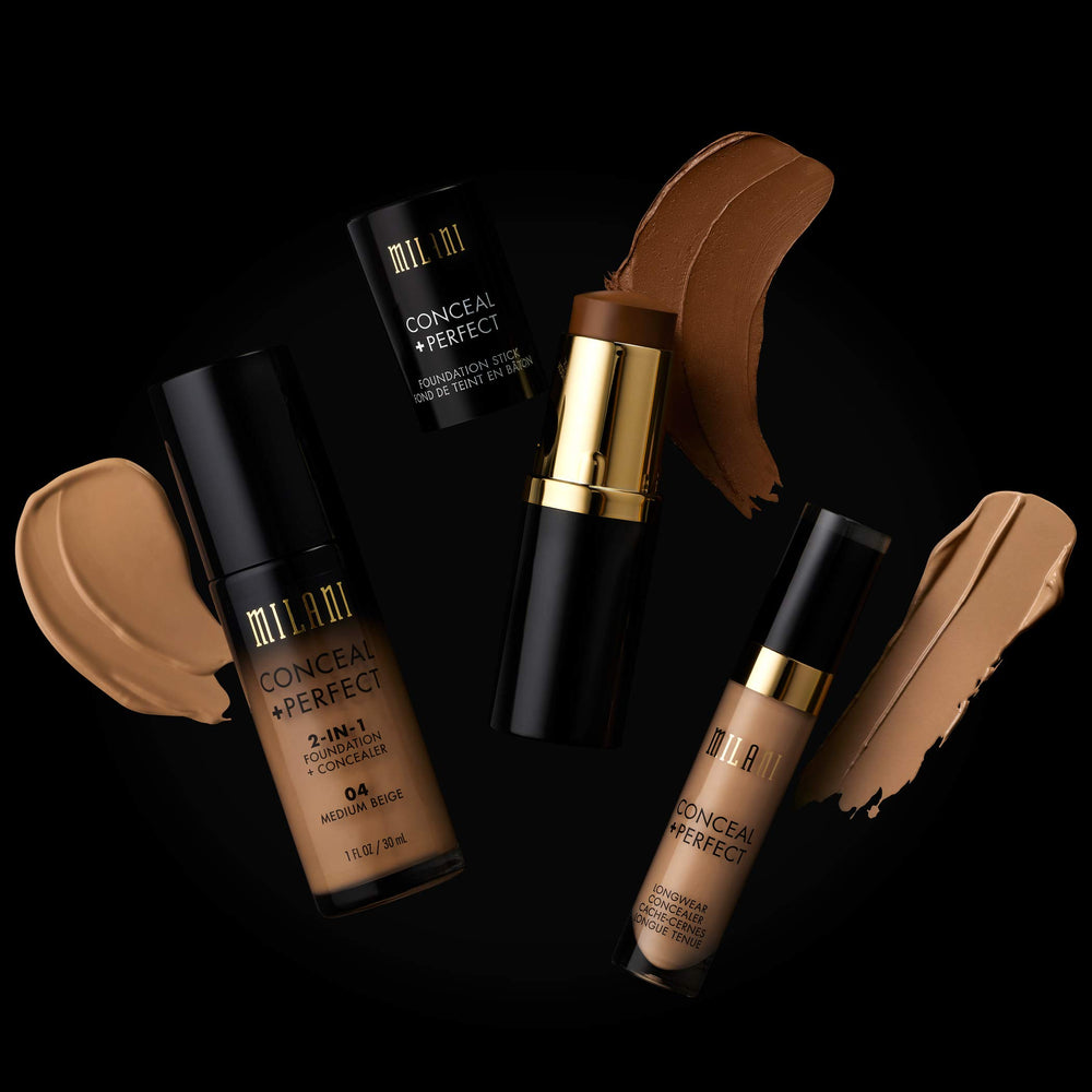 Brocha o Beauty Blender de Milani para un acabado sedoso y uniforme.