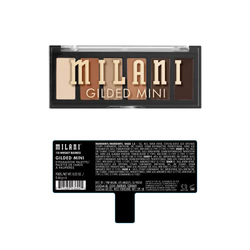 Milani Paleta Mini: caja compacta ideal para bolso y retoques en cualquier lugar.