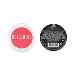 Milani Cheek Kiss permite usar el tono coral en mejillas y labios.
