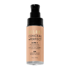 Milani Conceal + Perfect cubriendo imperfecciones de la piel
