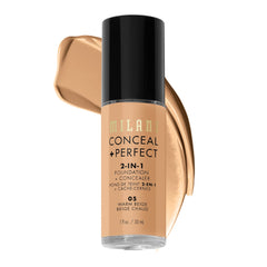 Milani Conceal Perfect 2 en 1, aplicación suave para un lienzo uniforme y natural