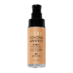 Milani Conceal Perfect 2 en 1, resistencia al agua para uso diario
