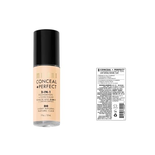 Textura cremosa de Milani Conceal + Perfect para cobertura suave.