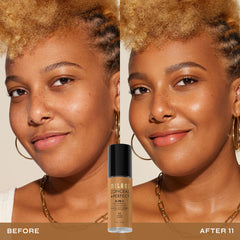 Tono 11 Amber de Milani Conceal + Perfect para piel cálida.
