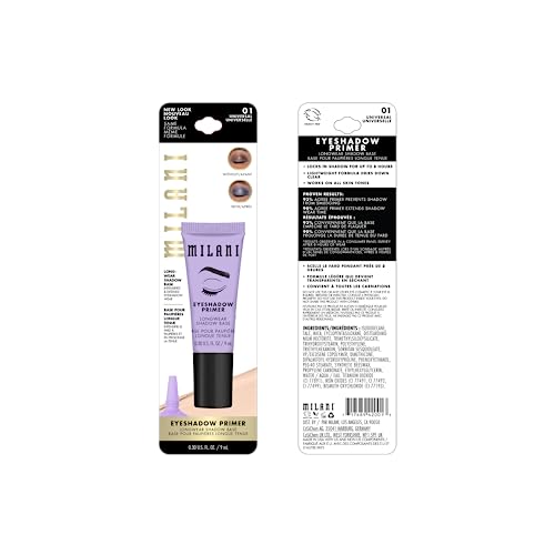 Milani Eyeshadow Primer aplicación rápida para un prebase eficiente.