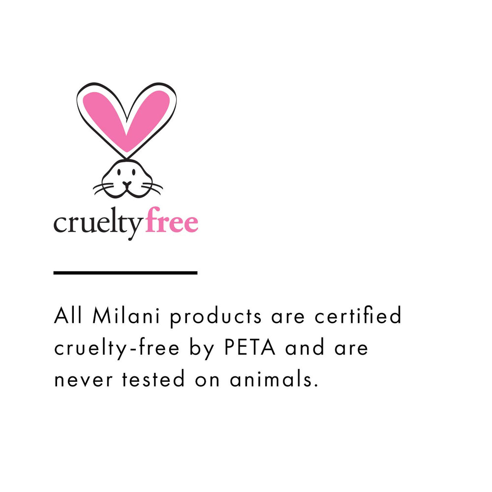 Milani Eyeshadow Primer vegano libre de crueldad, fórmula responsable.