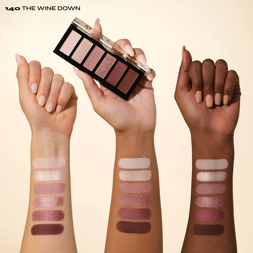Milani Gilded Mini Palette aplicación suave que desliza con facilidad.