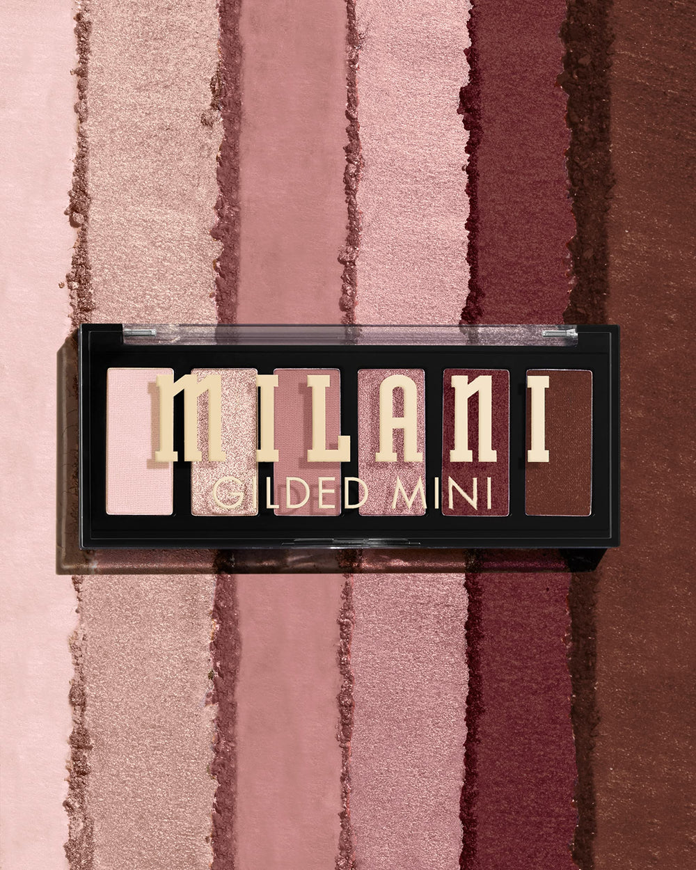 Milani Gilded Mini Palette pigmento intenso para ojos llamativos sin esfuerzo.