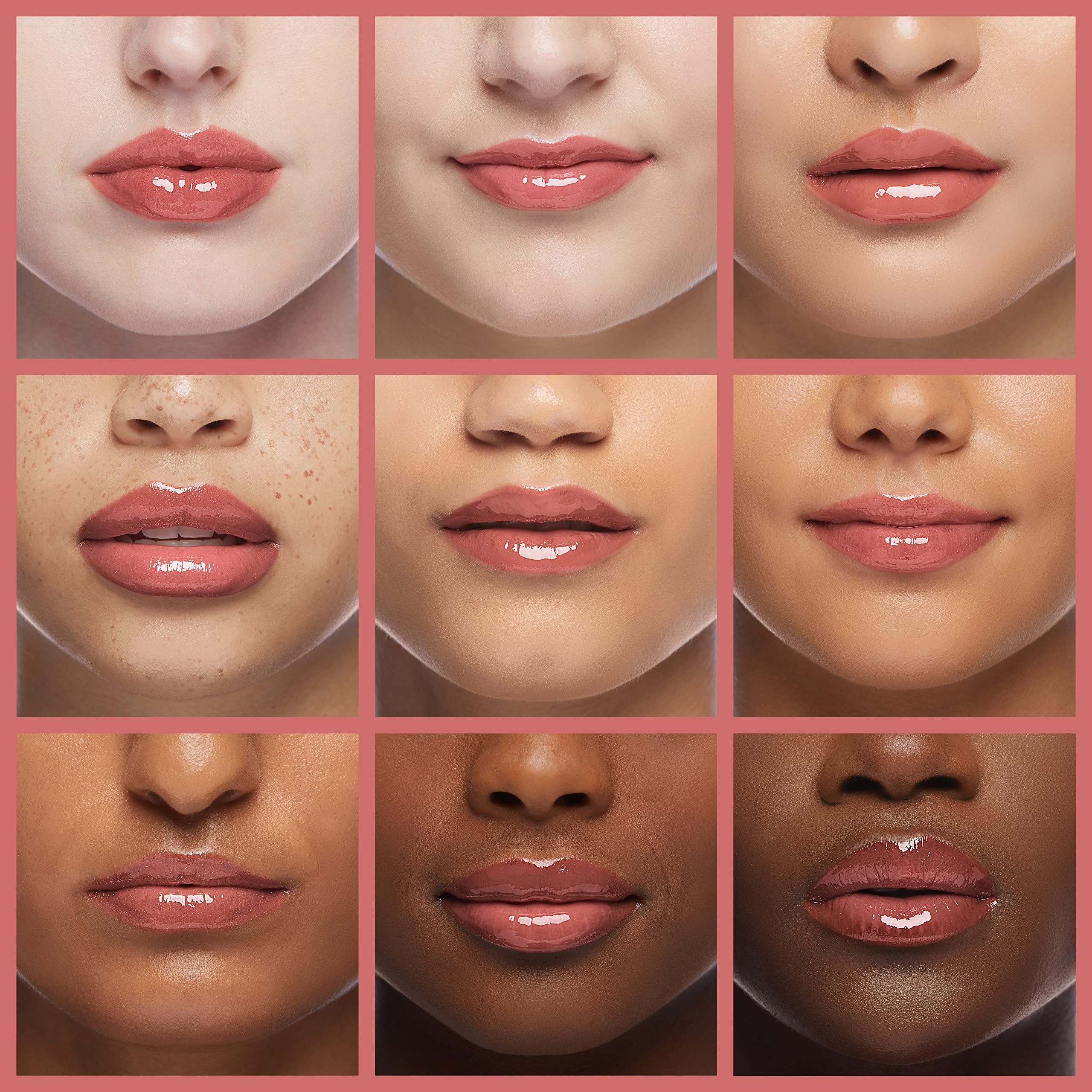 Milani Lip Gloss textura cremosa no pegajosa para acabado cómodo.