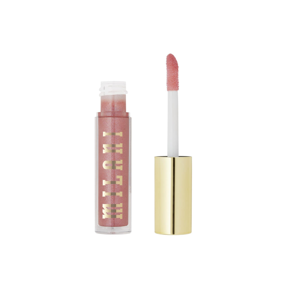 Milani Lip Gloss tonos neutros y rosados para looks naturales.