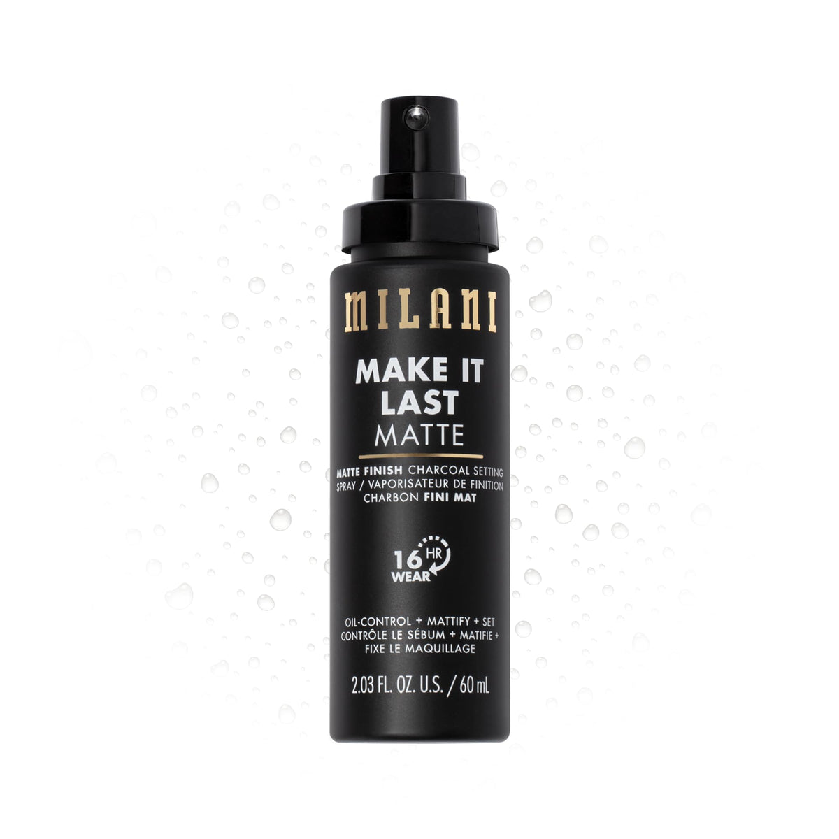Milani Make It Last setting spray bottle ready for makeup prep and long wear