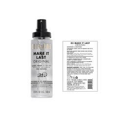 Milani Make It Last Dewy bottle mist delivering radiant glow and hydration