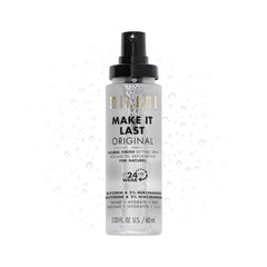 Milani Make It Last atomizador fijador, acabado natural y duradero para todo el día.