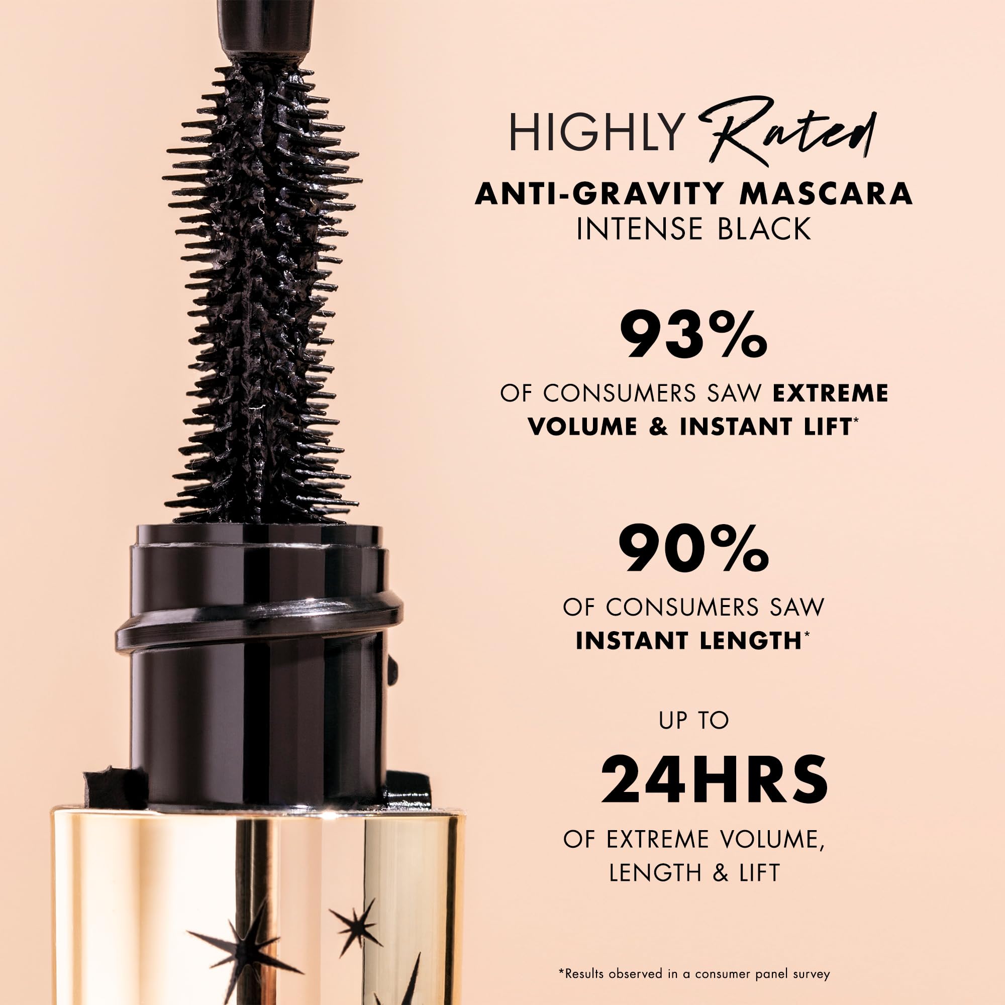 Milani Mascara aceite de ricino y ceras vegetales nutren pestañas