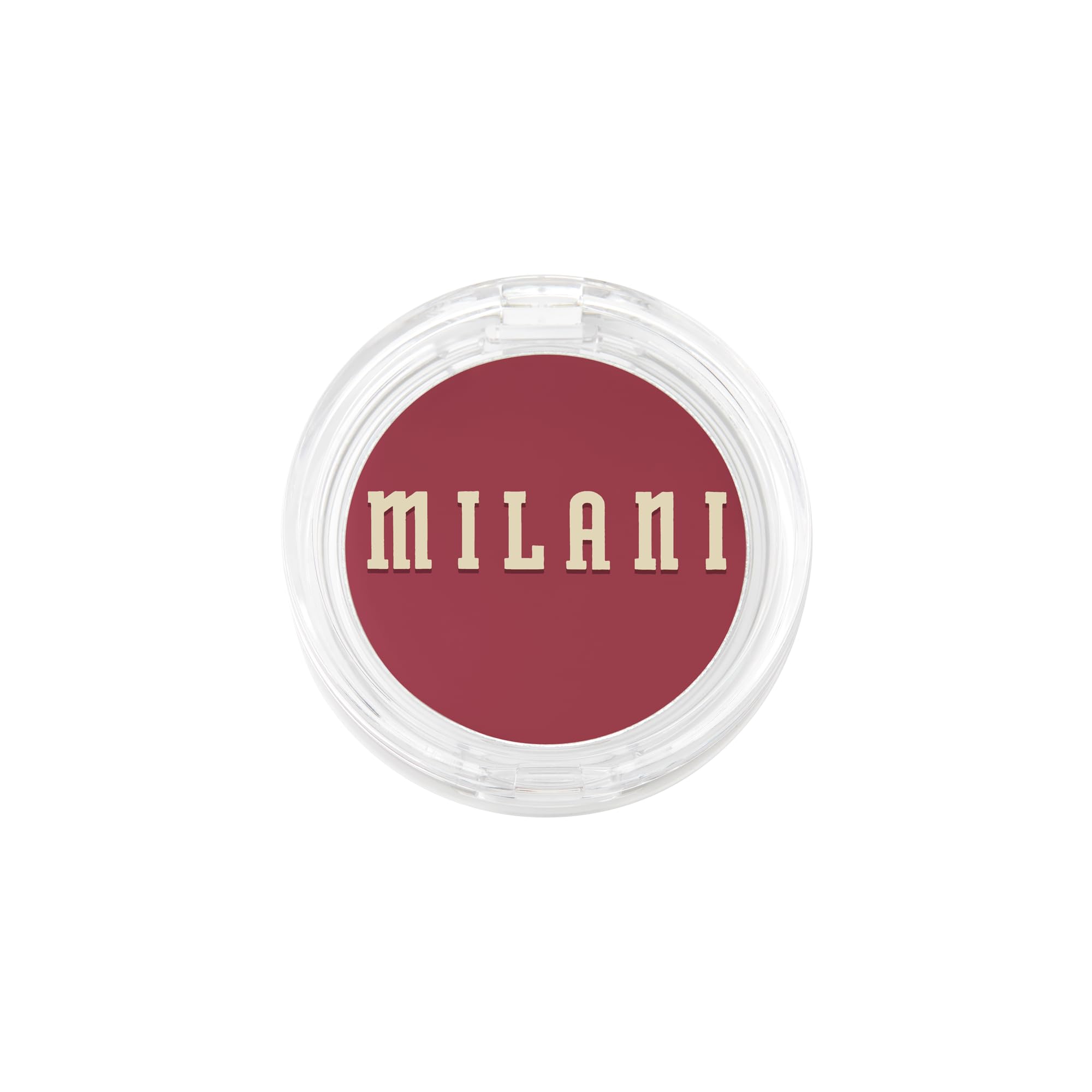 Milani Merlot Moment: envase compacto con diseño práctico.